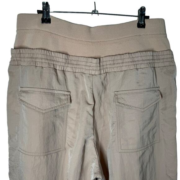 Dion Lee Double Waistband Nylon Track Pants Beige Tan 8 / 10 / Large - Picture 8 of 16